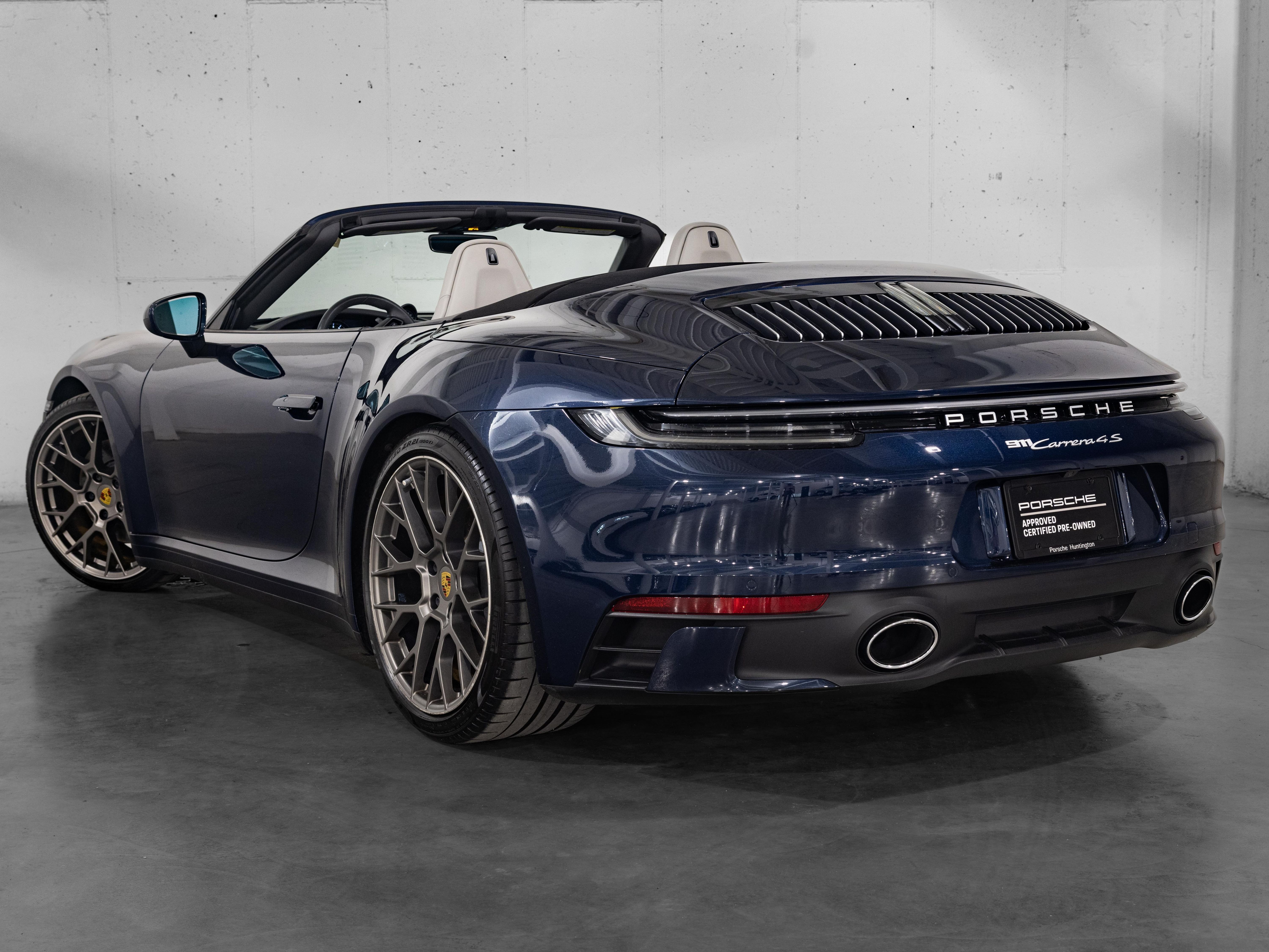 Certified Used 2020 Blue Porsche Carrera 4S image 3