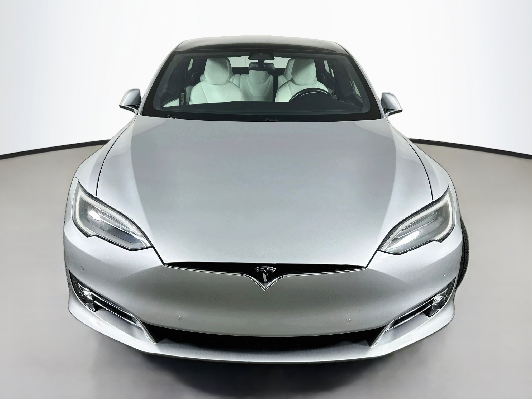 Used 2017 Silver Tesla 100D image 2