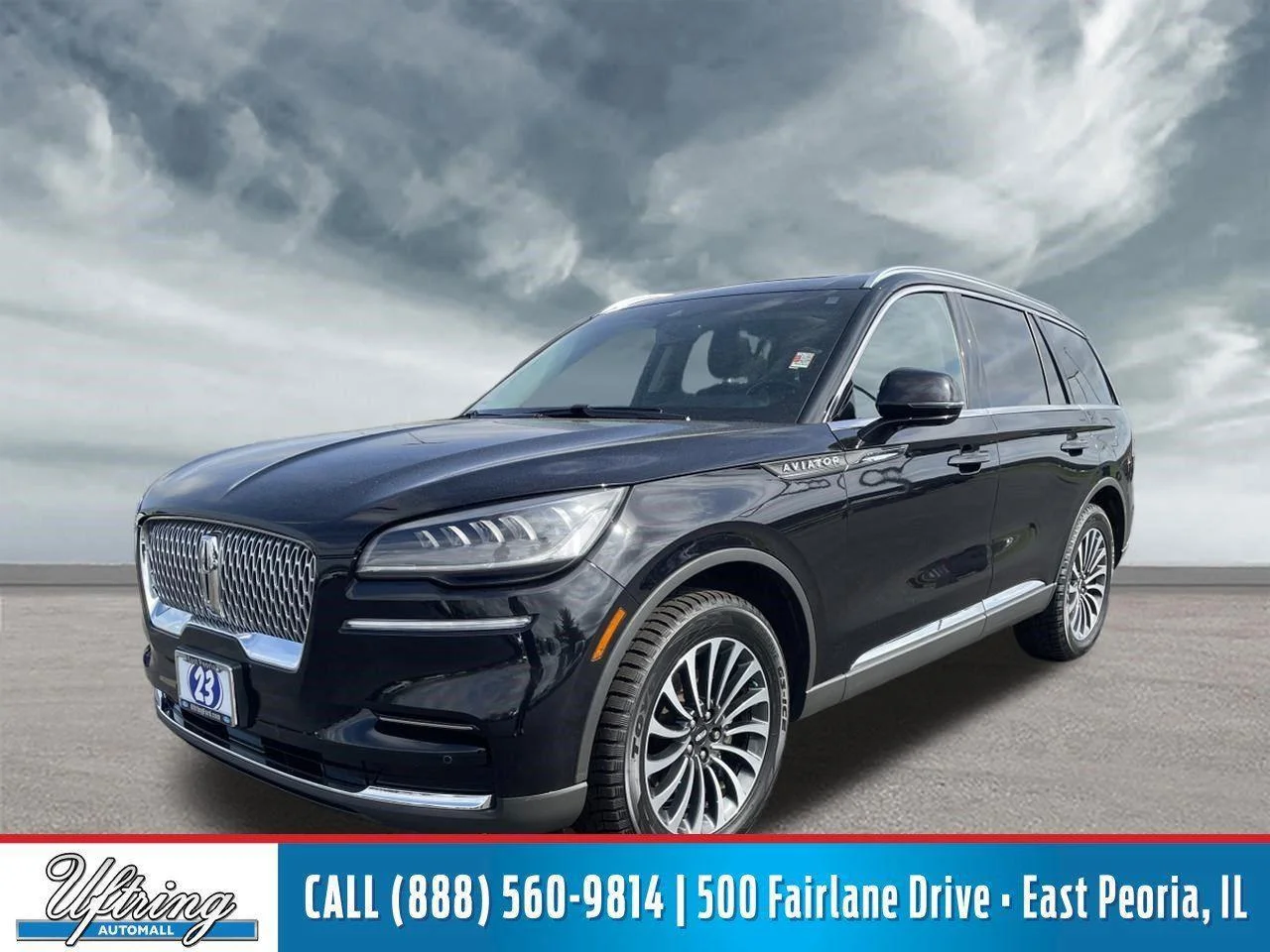 Used 2023 Infinite Black Metallic Clearcoat Lincoln Reserve image 1