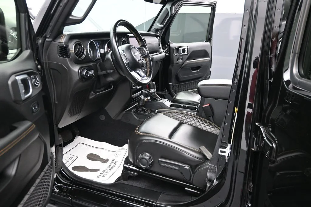 Used 2021 Black Jeep Unlimited Sahara High Altitude image 12