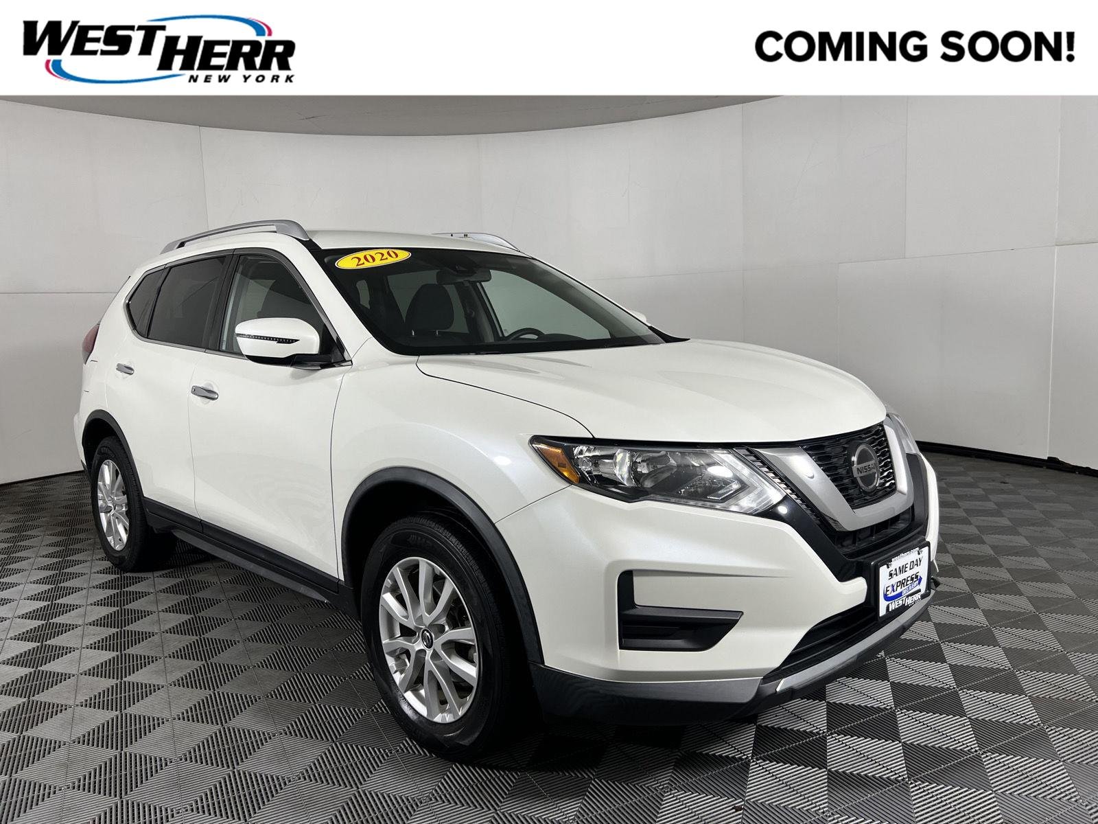 Used 2020 Pearl White Tricoat Nissan SV image 1