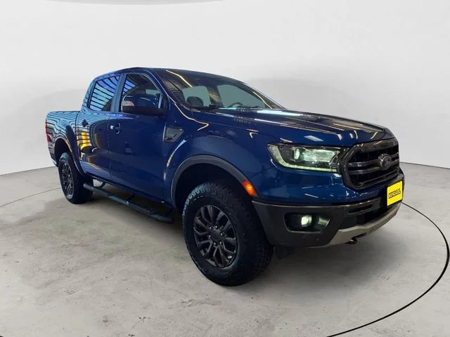 Used 2020 Lightning Blue Metallic Ford Lariat image 3