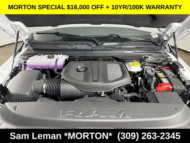 New 2026 Bright White Clear-Coat Exterior Paint Ram Rebel image 28