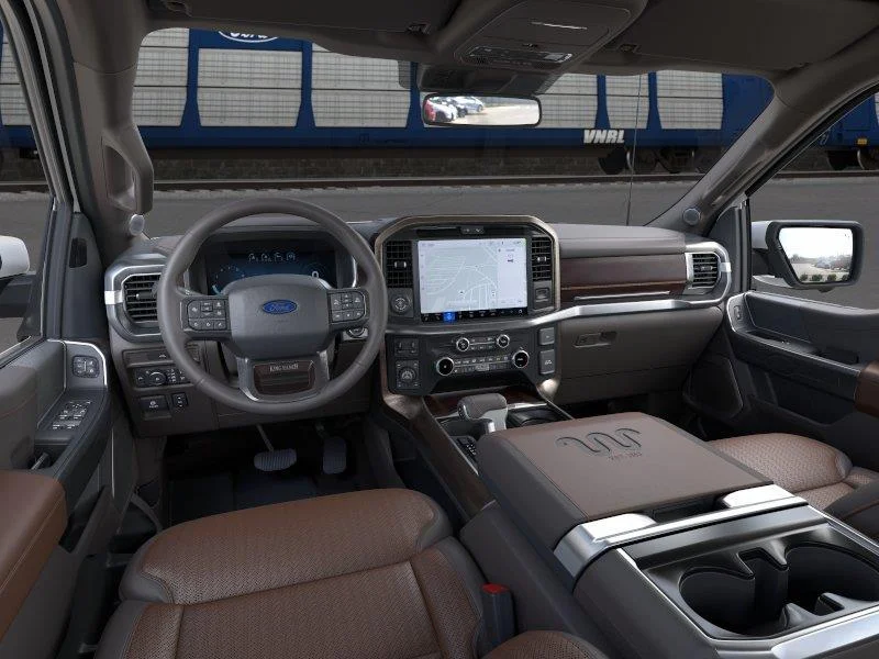 New 2026 Star White Metallic Tri-Coat/Marsh Gray FORD  image 9