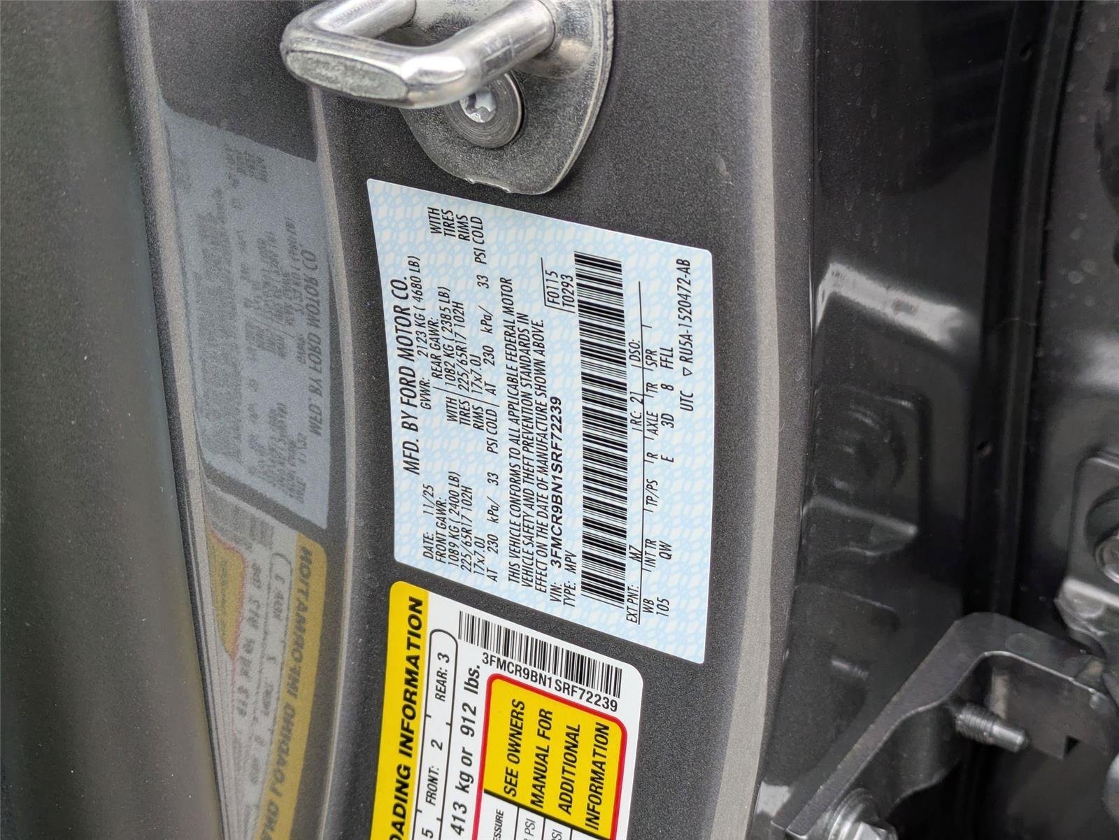 New 2025 Carbonized Gray Metallic Ford Big Bend® image 43