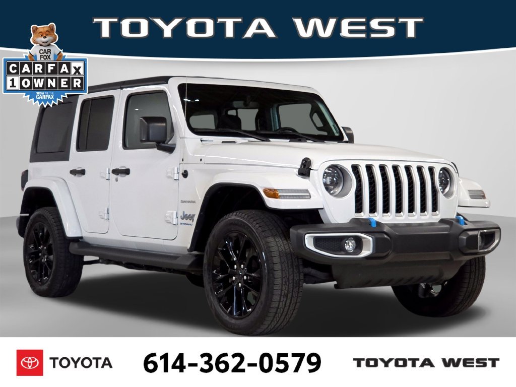 Used 2023 White Jeep Sahara 4xe image 3