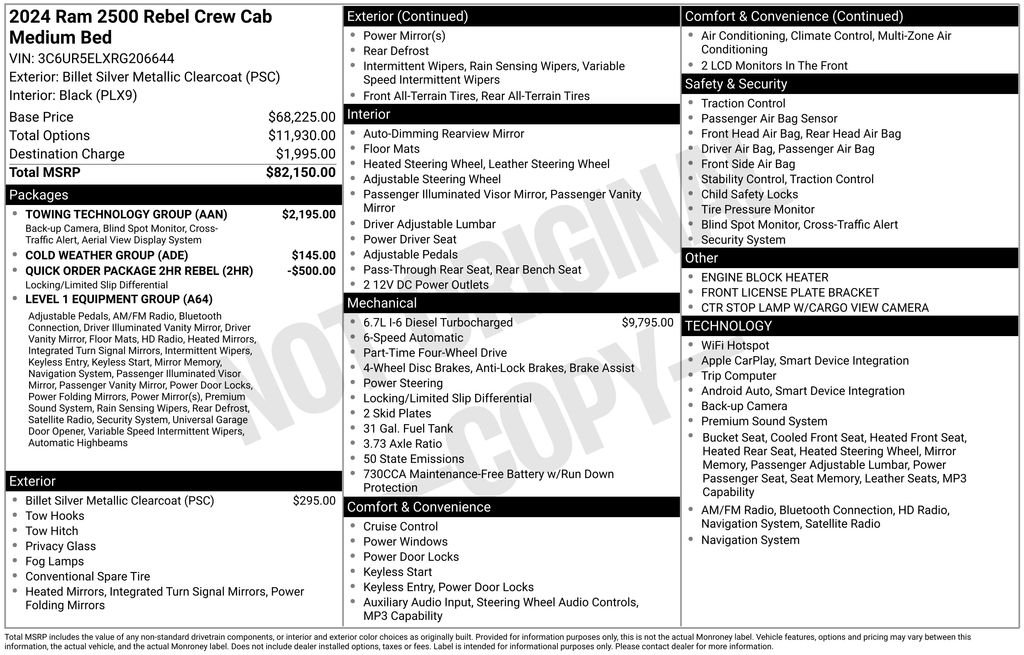 Used 2024 Silver Ram Rebel image 9