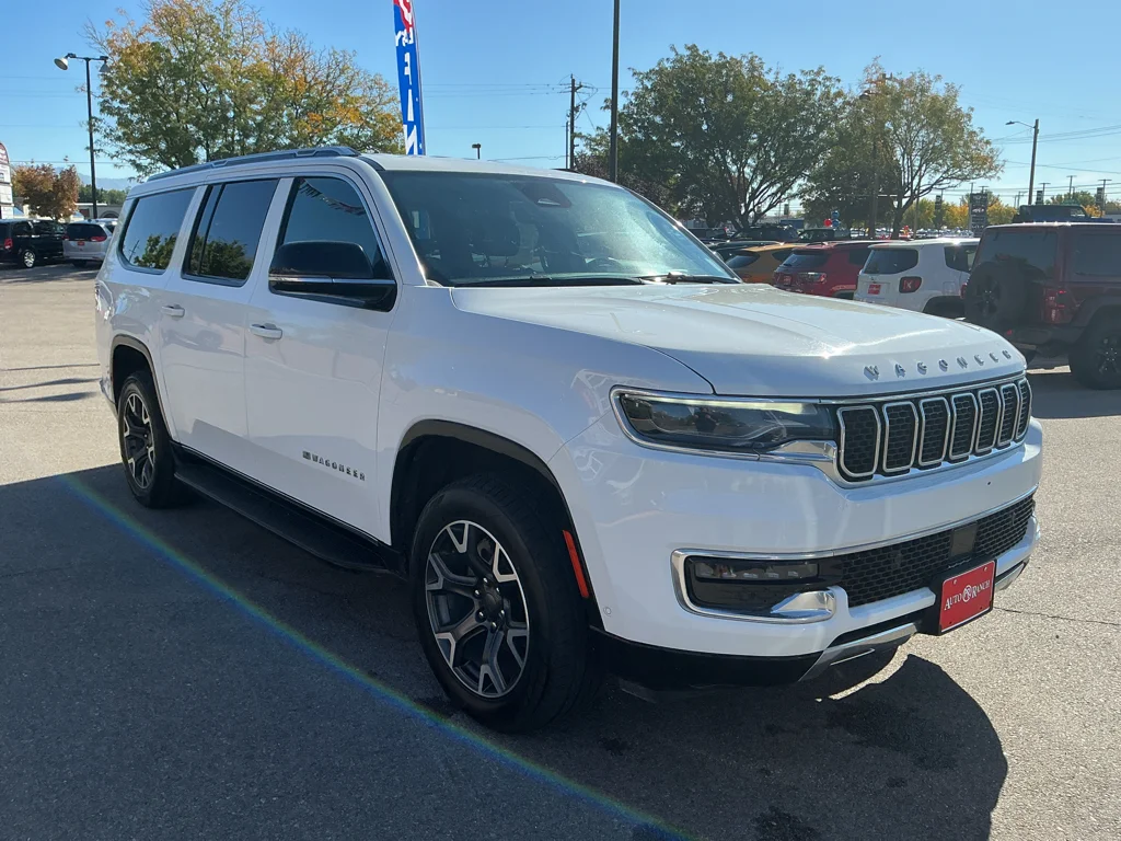 Used 2024 Bright White Clearcoat Jeep Series III image 3