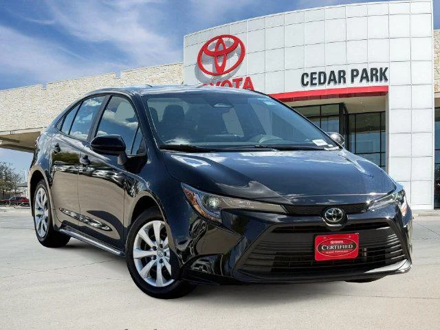 Certified Used 2026 MIDNIGHT BLACK METAL Toyota LE image 1