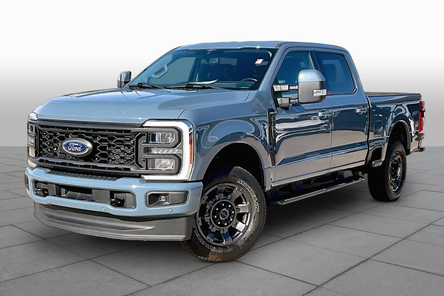Used 2023 Azure Gray Metallic Tri-Coat Ford LARIAT image 2