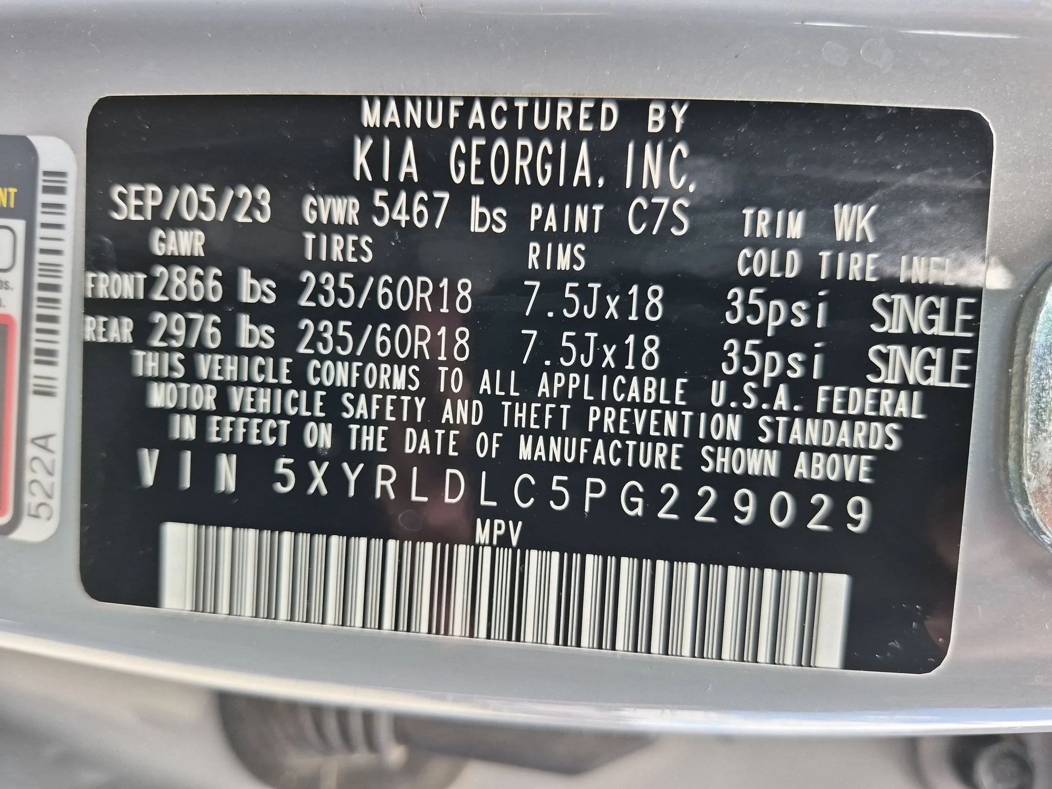 Used 2023 Wolf Gray Kia X-Line S image 35