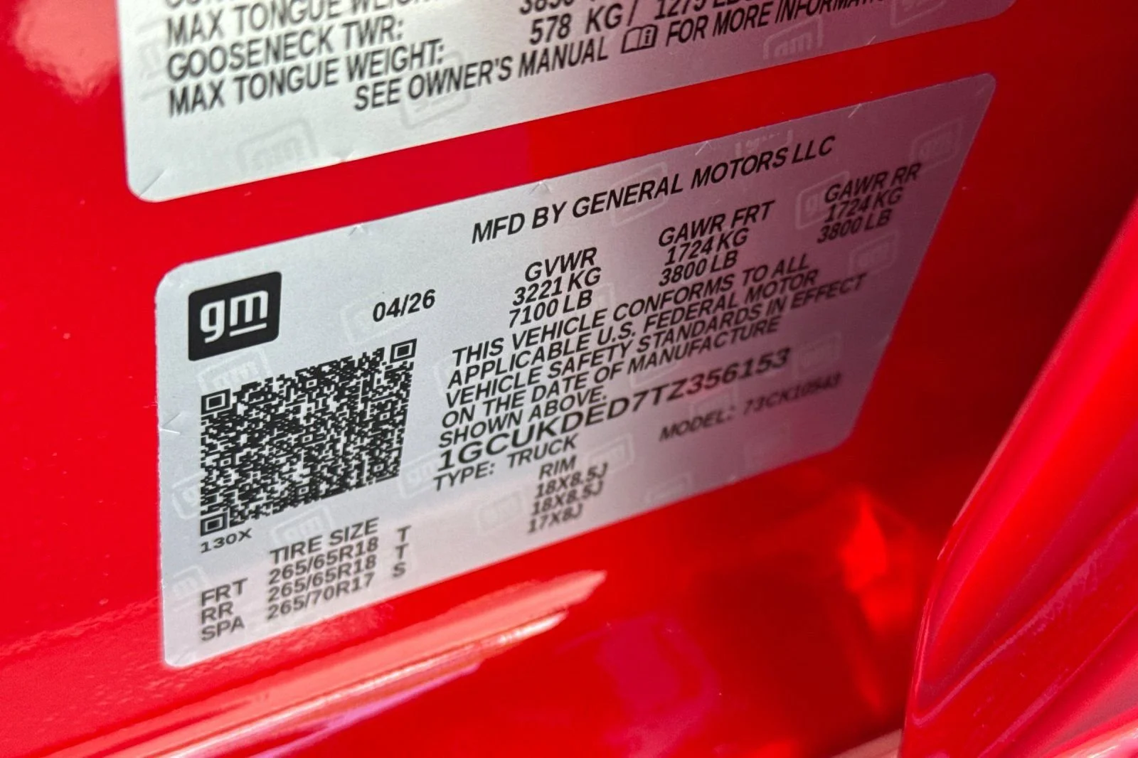New 2026 Red Hot Chevrolet LT image 26