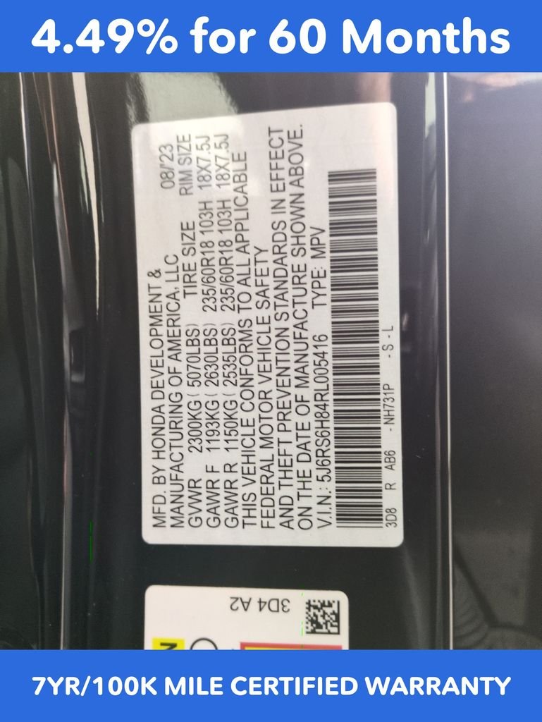 Certified Used 2024 Crystal Black Pearl Honda Sport-L image 29