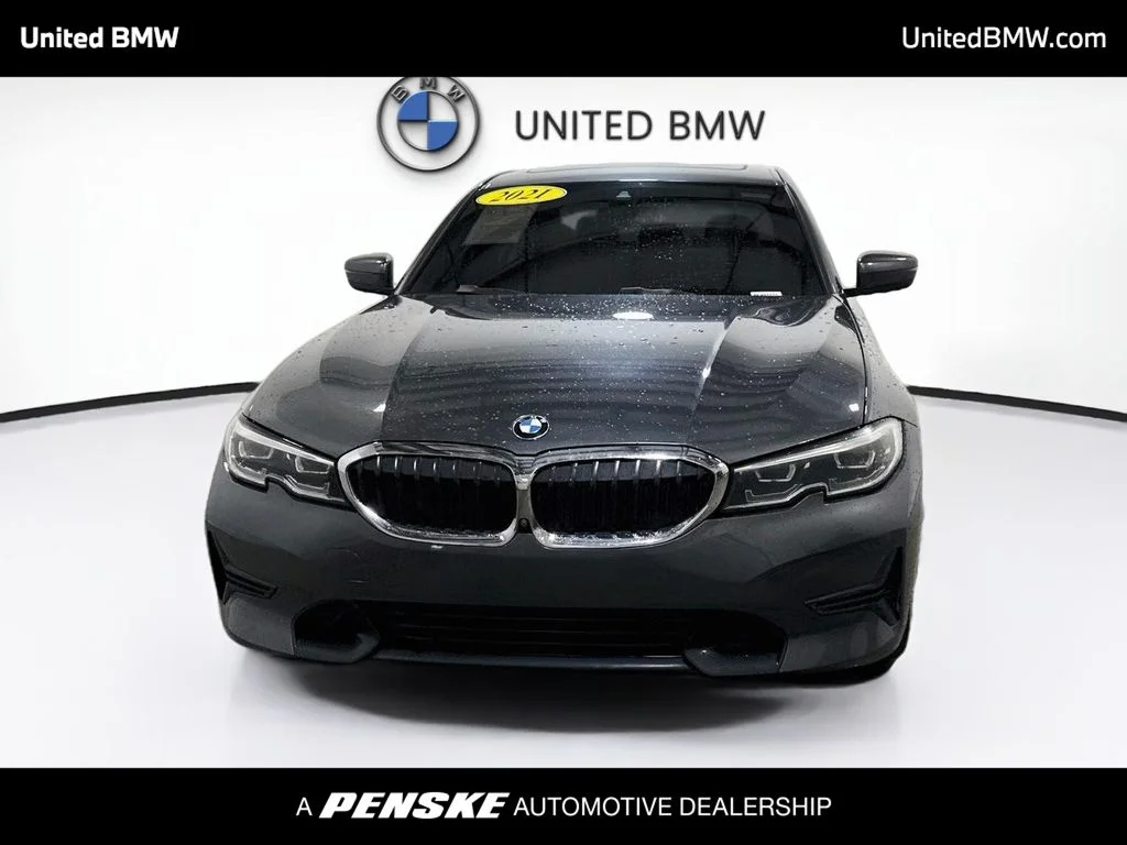 Used 2021 Mineral Grey Metallic BMW 330i image 2
