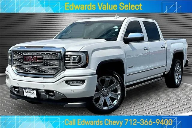 Used 2018 WHITE FROST TRICOAT GMC Denali image 1