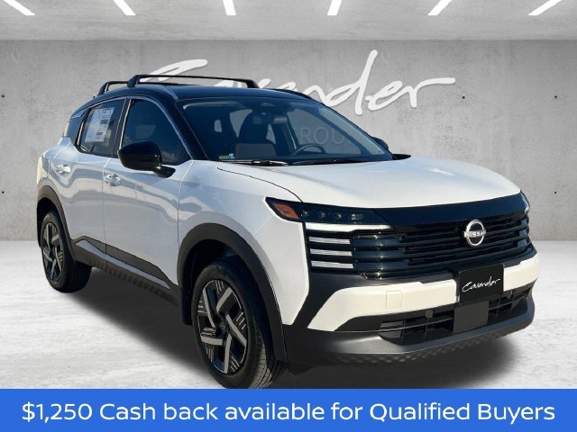 New 2027 Aspen White TriCoat / Super Black Two-tone Nissan SV image 2