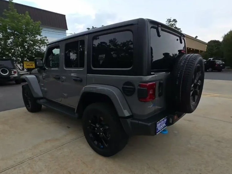 Used 2023 Gray Jeep Sahara 4xe image 4