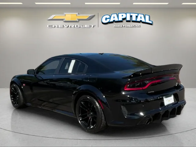 Used 2022 Black Dodge R/T Scat Pack Widebody image 3
