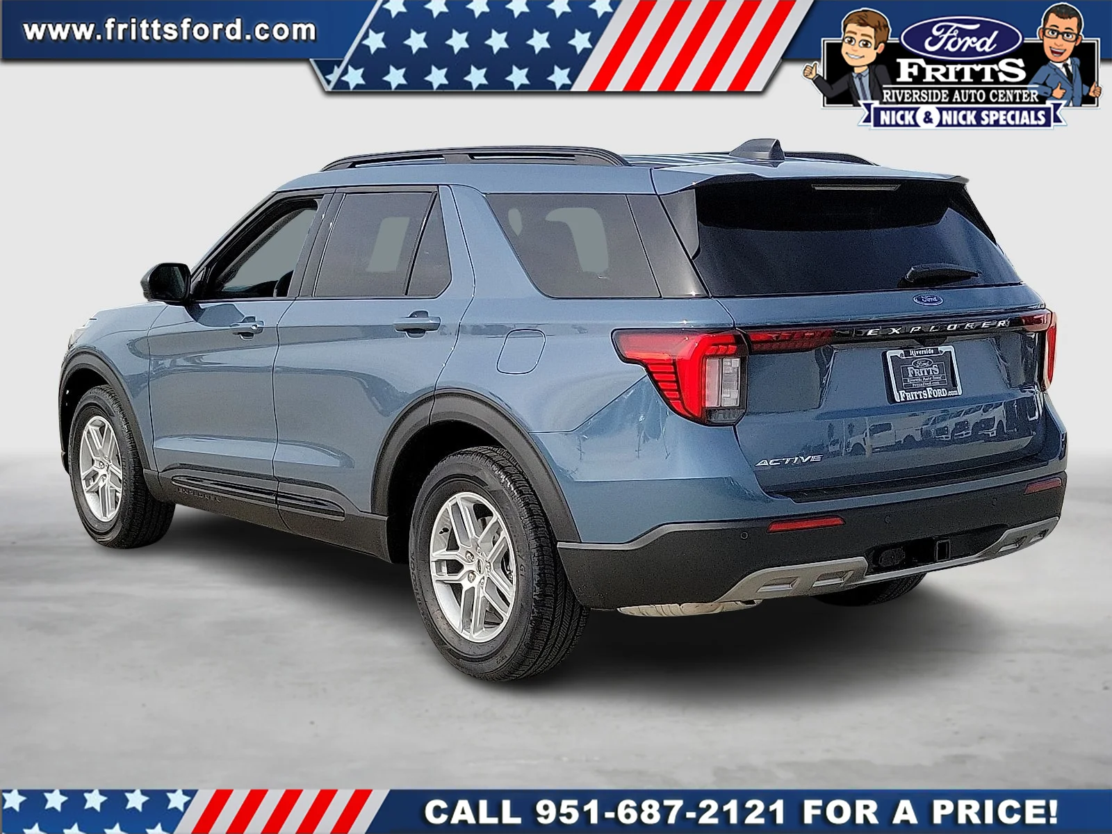 New 2026 Vapor Blue Metallic Ford Active image 2