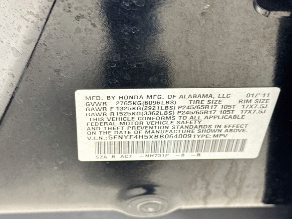 Used 2011 Black Honda EX-L image 38