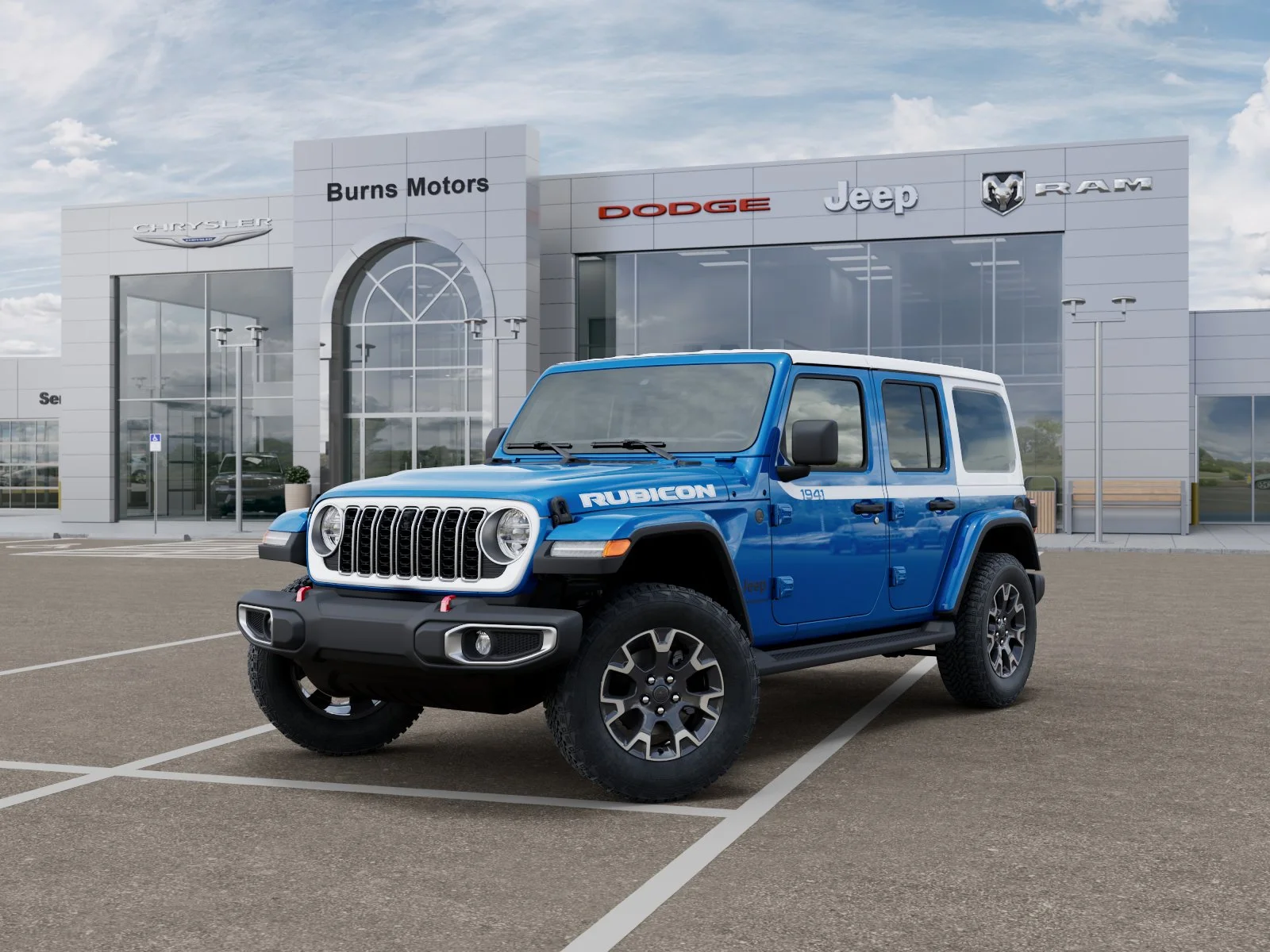 New 2026 Hydro Blue Pearl-Coat Exterior Paint Jeep Sahara 4-Door image 27
