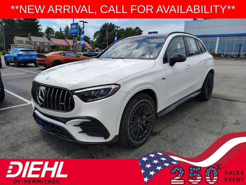 Used 2025 White Mercedes-Benz GLC 43 AMG® image 1