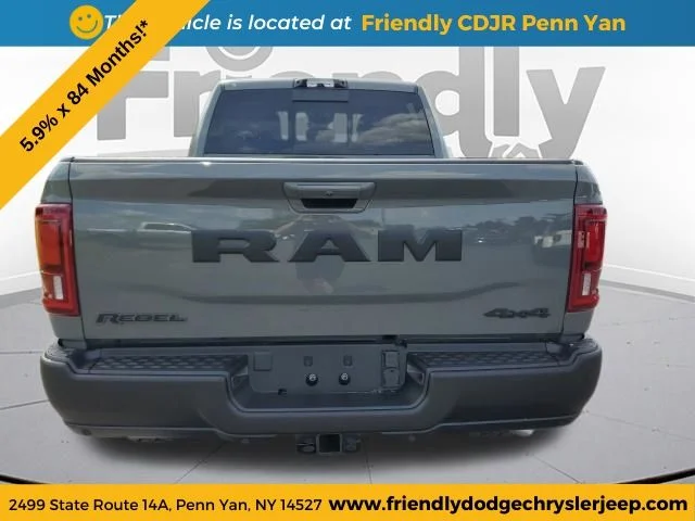 New 2026 Ceramic Gray Clear-Coat Exterior Paint RAM Rebel image 4