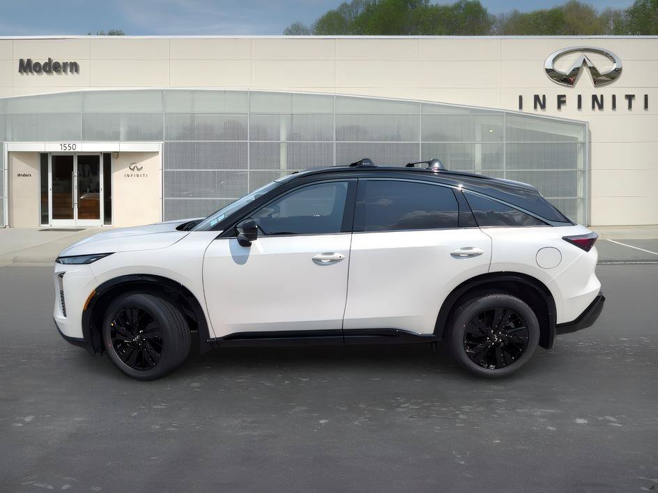 New 2027 Radiant White/Black Obsidian INFINITI SPORT image 7