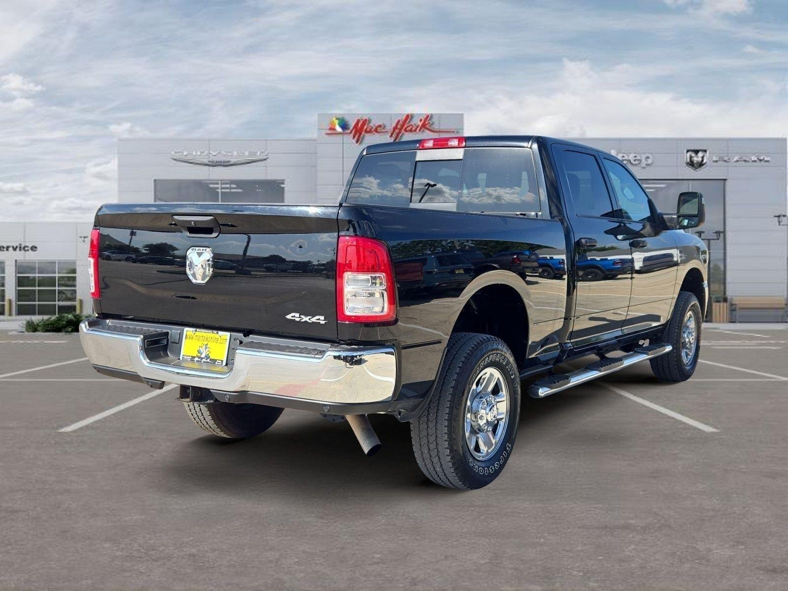 Used 2024 Diamond Black Crystal Pearlcoat Ram Tradesman image 5