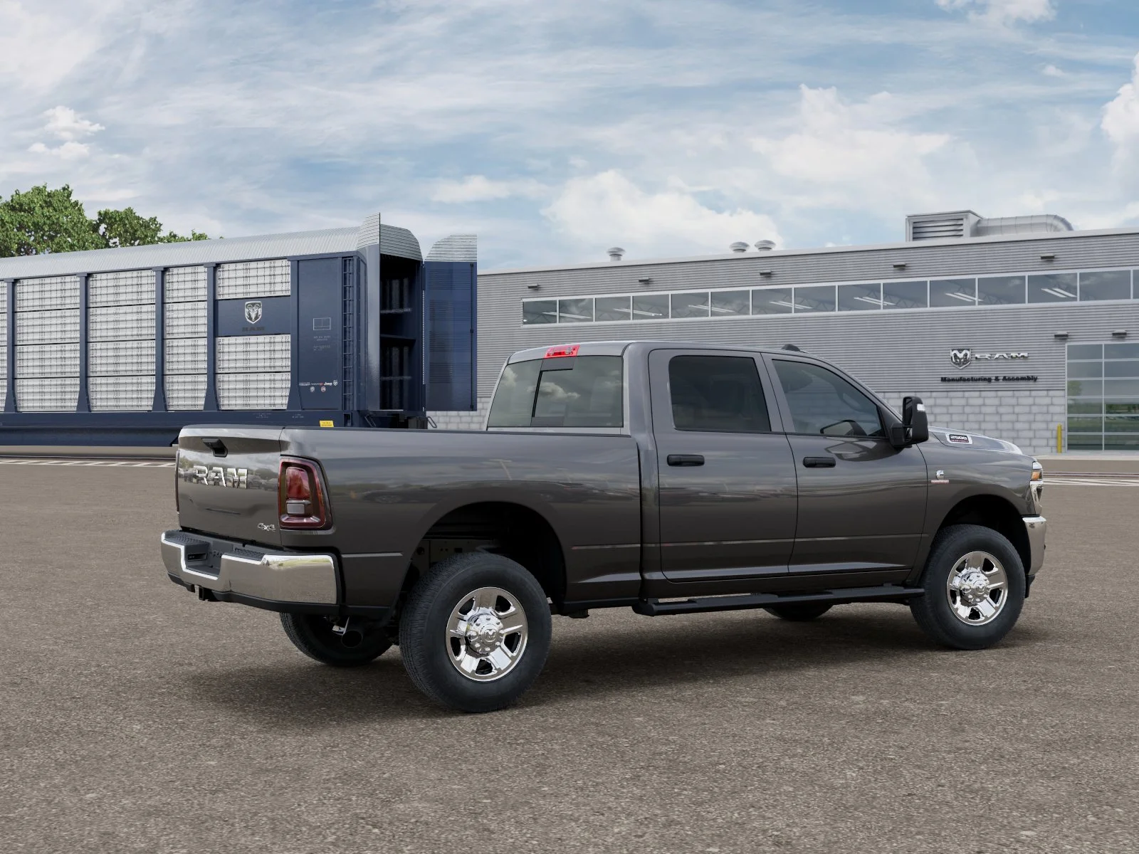 New 2026 Granite Crystal Metallic Clear-Coat Exterior Paint RAM TRADESMAN image 2