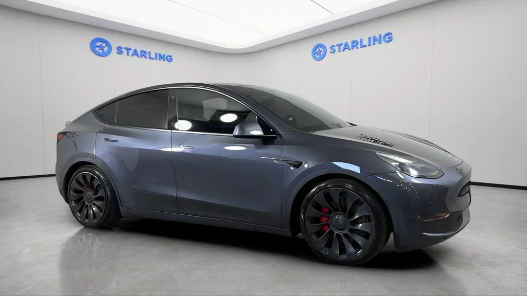 Used 2021 Black Tesla Performance Dual Motor All-Wheel Drive image 12