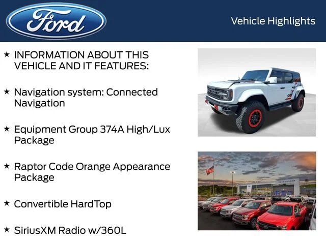 Used 2024 White Ford Raptor image 5