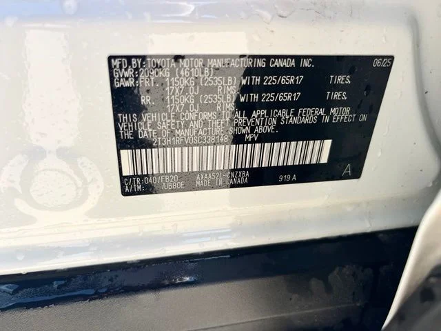 Used 2025 White Toyota LE image 13
