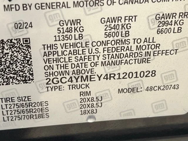 Used 2024 Dark Ash Metallic Chevrolet Custom image 14