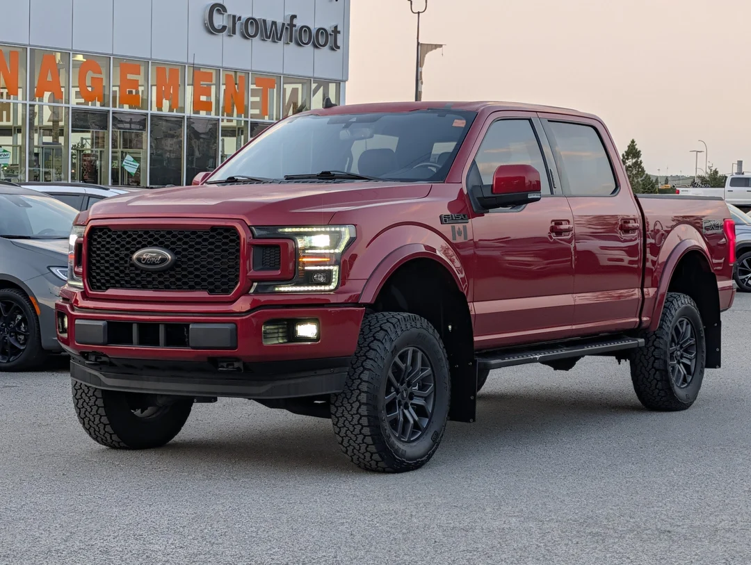 Certified Used 2020 Red Ford LARIAT - - 4WD - 502A Grp - 5.0L V-8 - Twin Panel Sunroof - Black Pkg - B&O Audio - Leather & More! image 4