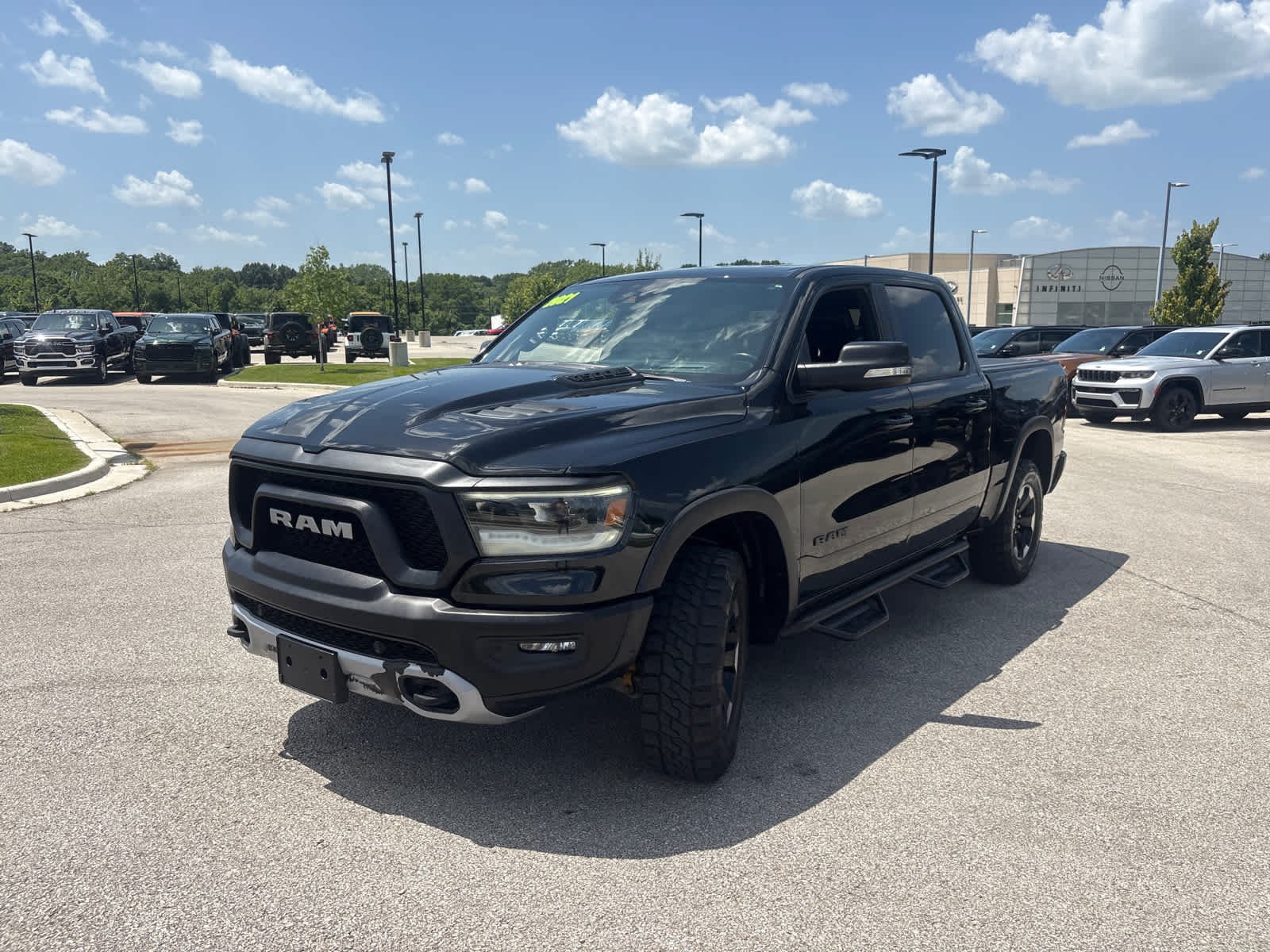 Used 2021 Diamond Black Crystal Pearlcoat Ram Rebel image 5