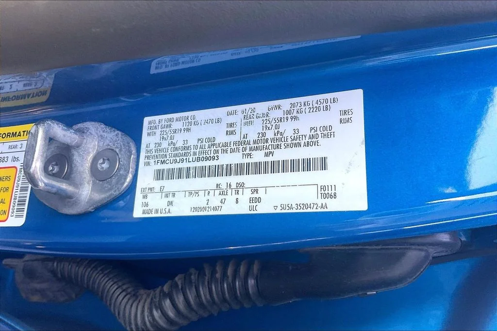 Used 2020 Blue Ford Titanium image 33