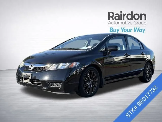 Used 2009 Crystal Black Pearl Honda LX image 3