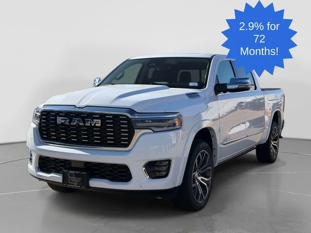 New 2026 Bright White Clear-Coat Exterior Paint RAM Tungsten image 13
