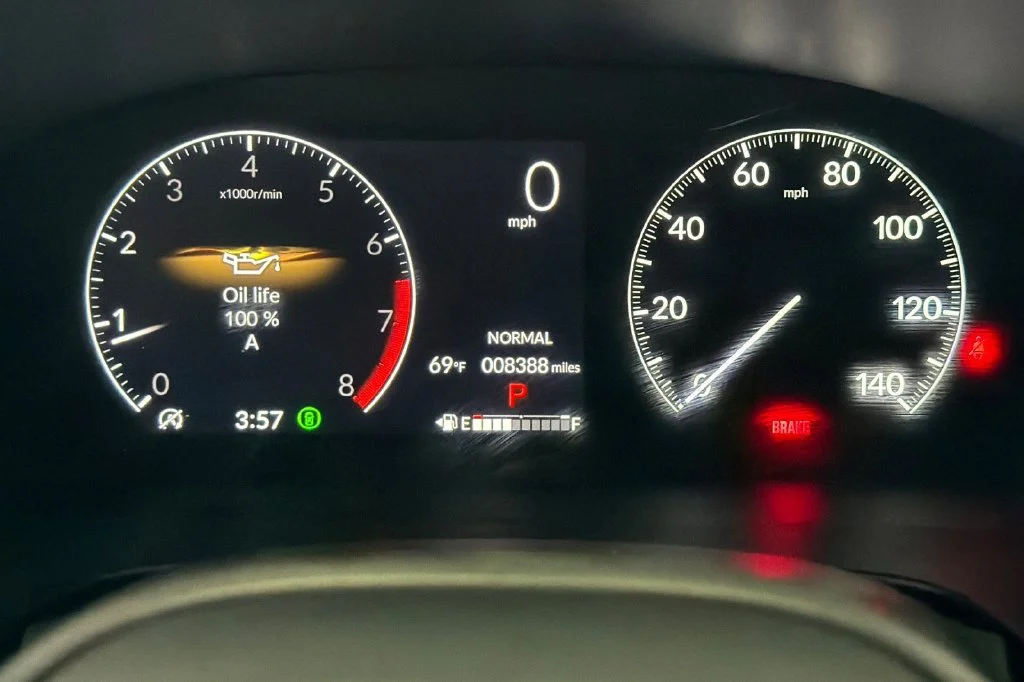 Used 2025 Crystal Black Pearl Honda EX image 33