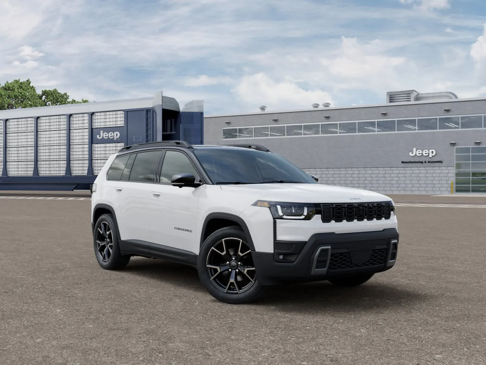 New 2027 Bright White Clearcoat Jeep Overland image 5