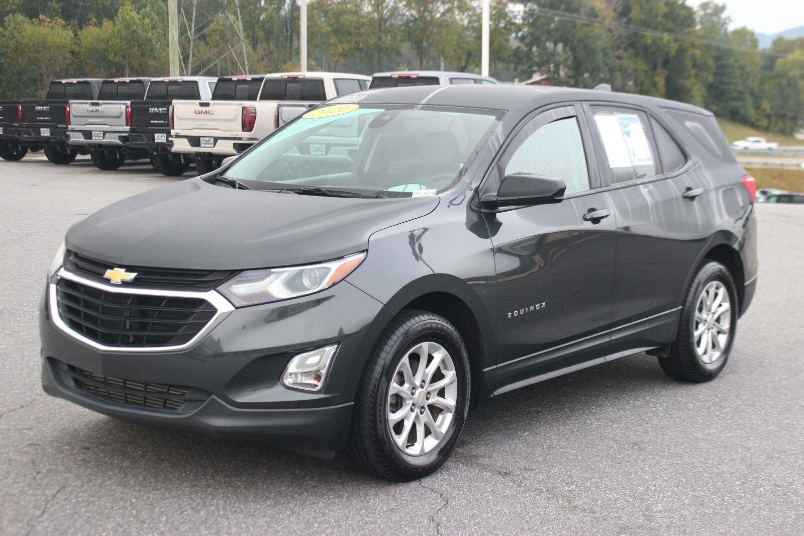 Used 2021 NIGHTFALL GRAY METALLIC Chevrolet LS image 3