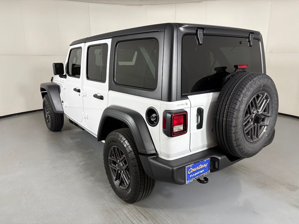 New 2026 Bright White Clear-Coat Exterior Paint Jeep Sport S image 6