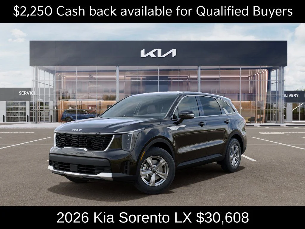 New 2026 Ebony Black Kia LX image 2