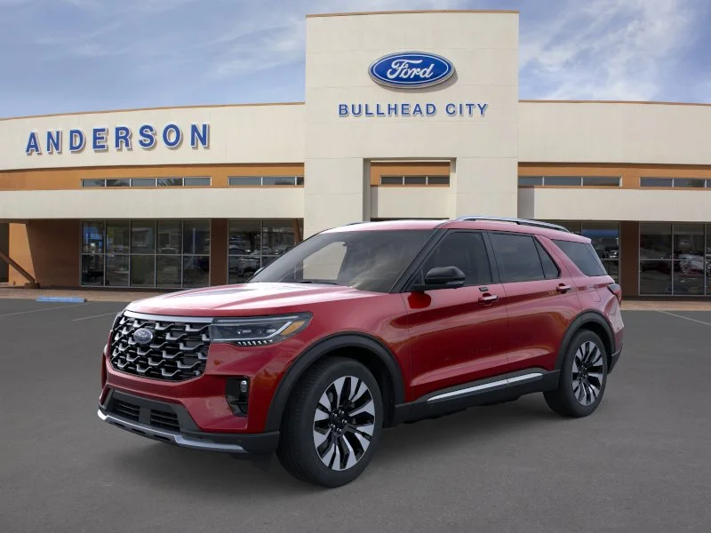 New 2026 Rapid Red Metallic Tinted Clearcoat Ford Platinum image 1