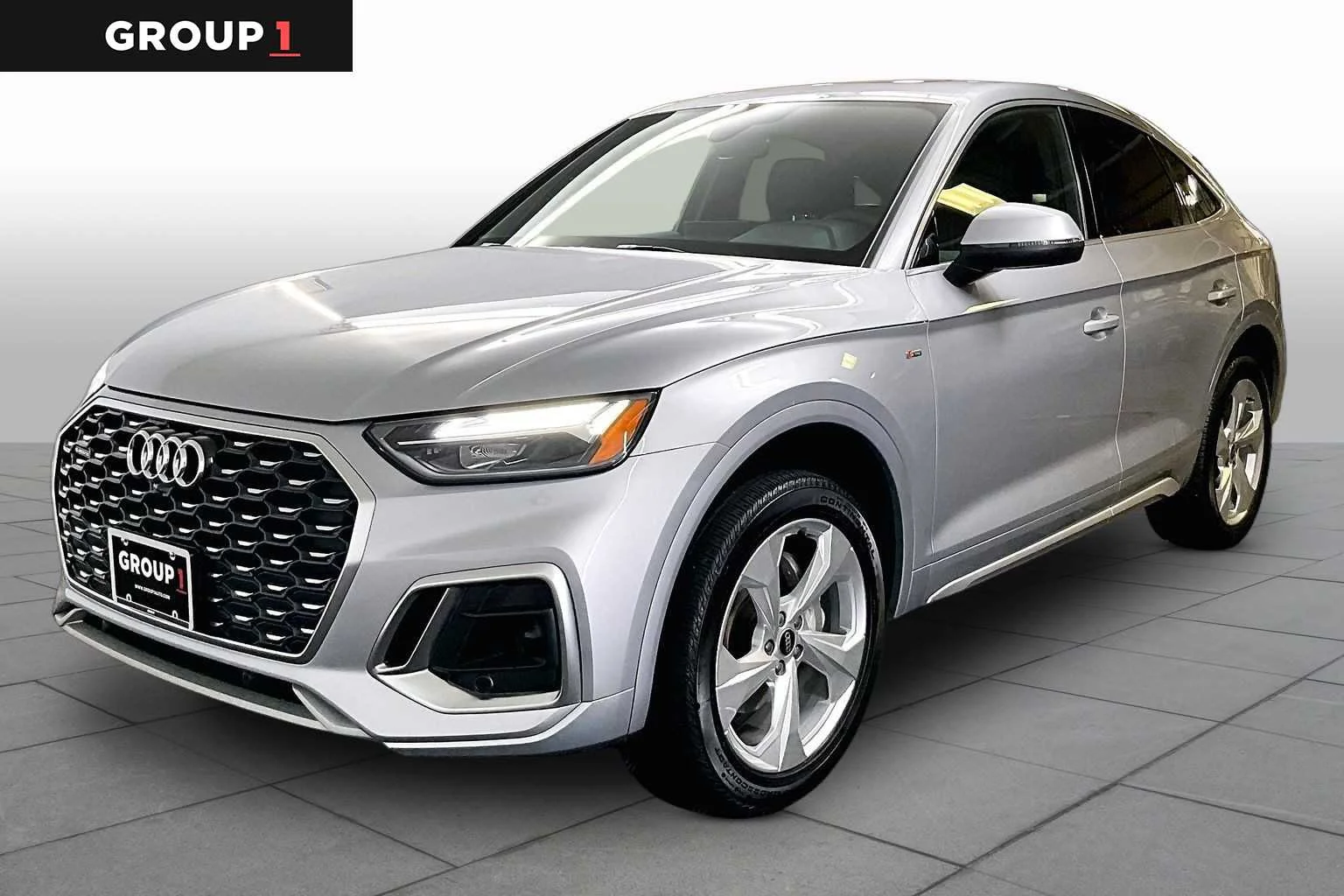 Used 2023 Glacier White Metallic Audi S line Premium Plus image 1