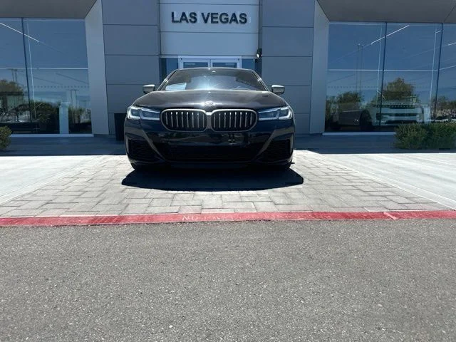 Used 2021 Black BMW M550i xDrive image 2
