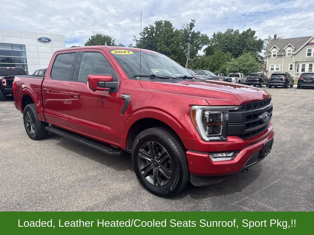 Used 2021 Red Ford Lariat image 8