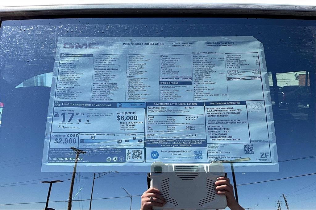 New 2026 Summit White GMC Elevation image 14