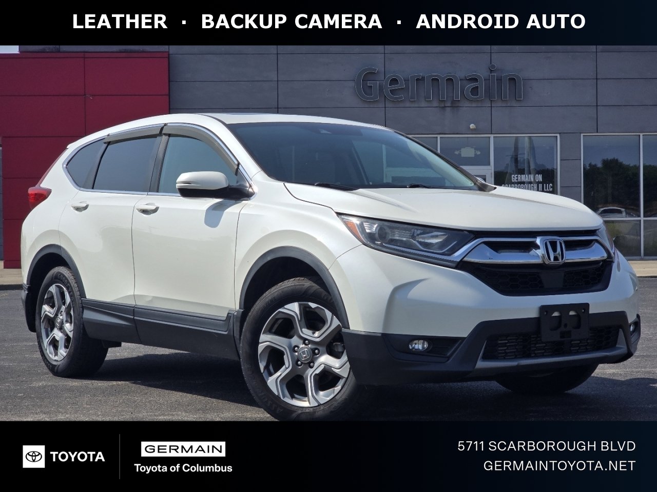 Used 2017 White Honda EX-L image 1
